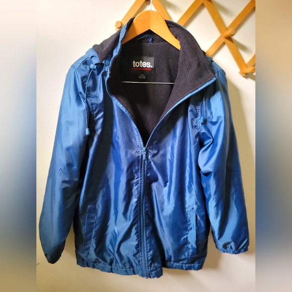 Totes blue lightweight fleece jacket - Picture 1 of 5